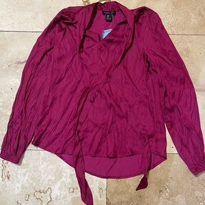 Rachel Zoe Women's Burgundy Blouse